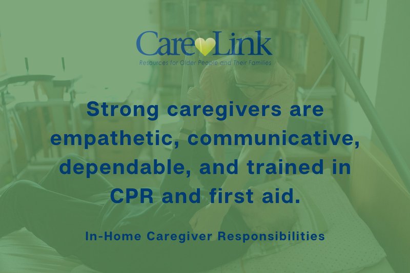 in-home caregiver responsibilities